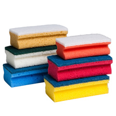 Padschwämme, grün / weiss, stark abrasiv