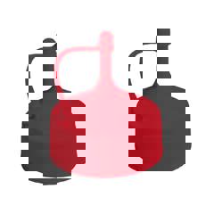 Verschluss gerade rot