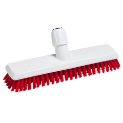 Brosse à récurer 30 cm rouge
