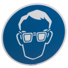 Gebotszeichen «Augenschutz benutzen»