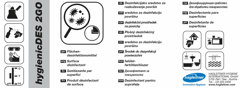 Label hygienicDES 2GO