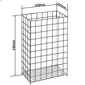 p_143472_Hygolet Drahtabfallkorb 30L_1