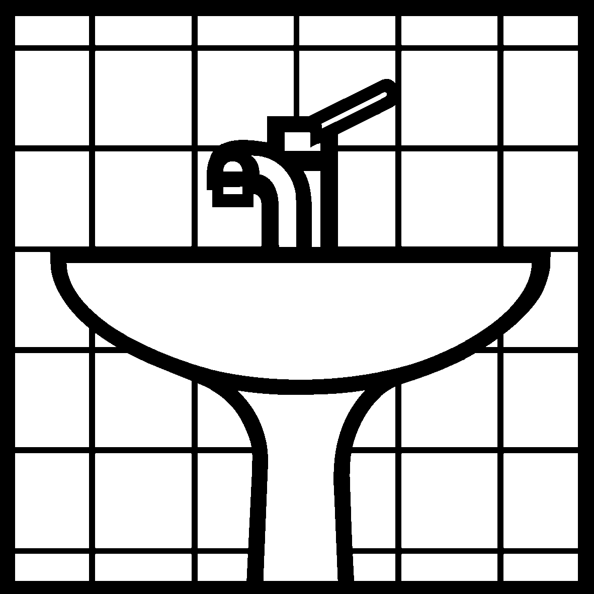 Nasszelle (ohne WC, Pissoir)